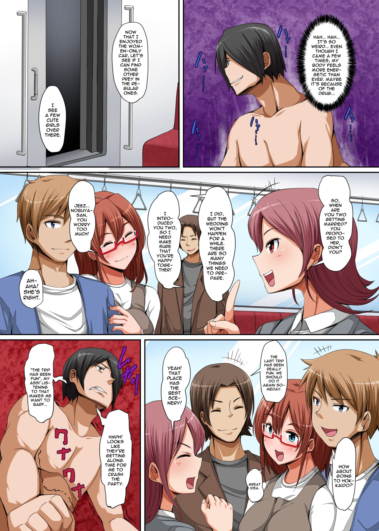 Hentai Manga Comic-If I Conceal My Presence I Can Do Whatever I Want! On This All Female Train Car If Nobody Can See Sense Me Then I Can Have My Way Everyone From Schoolgirls To Housewives-Read-22